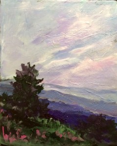 Purple Sky 8 x 10